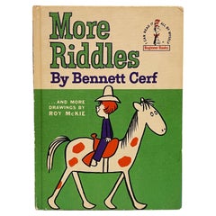 Beginner Children's BOOK More Riddles by Bennett Cerf and Roy McKie 1961