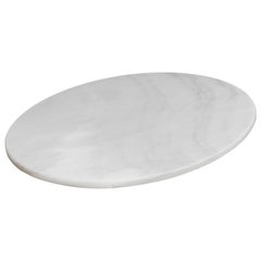 Bego White Marble Oval Board