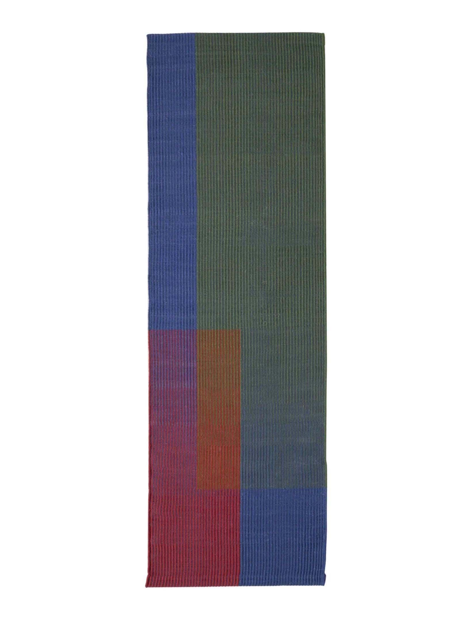Begüm Cana Özgür 'Haze 2' Runner Rug 80x240cm for Nanimarquina. New, current production.

Haze emerges from the reflection on the meaning of contrast and harmony that arises in the colors of nature at the moment when the haze appears. A unique