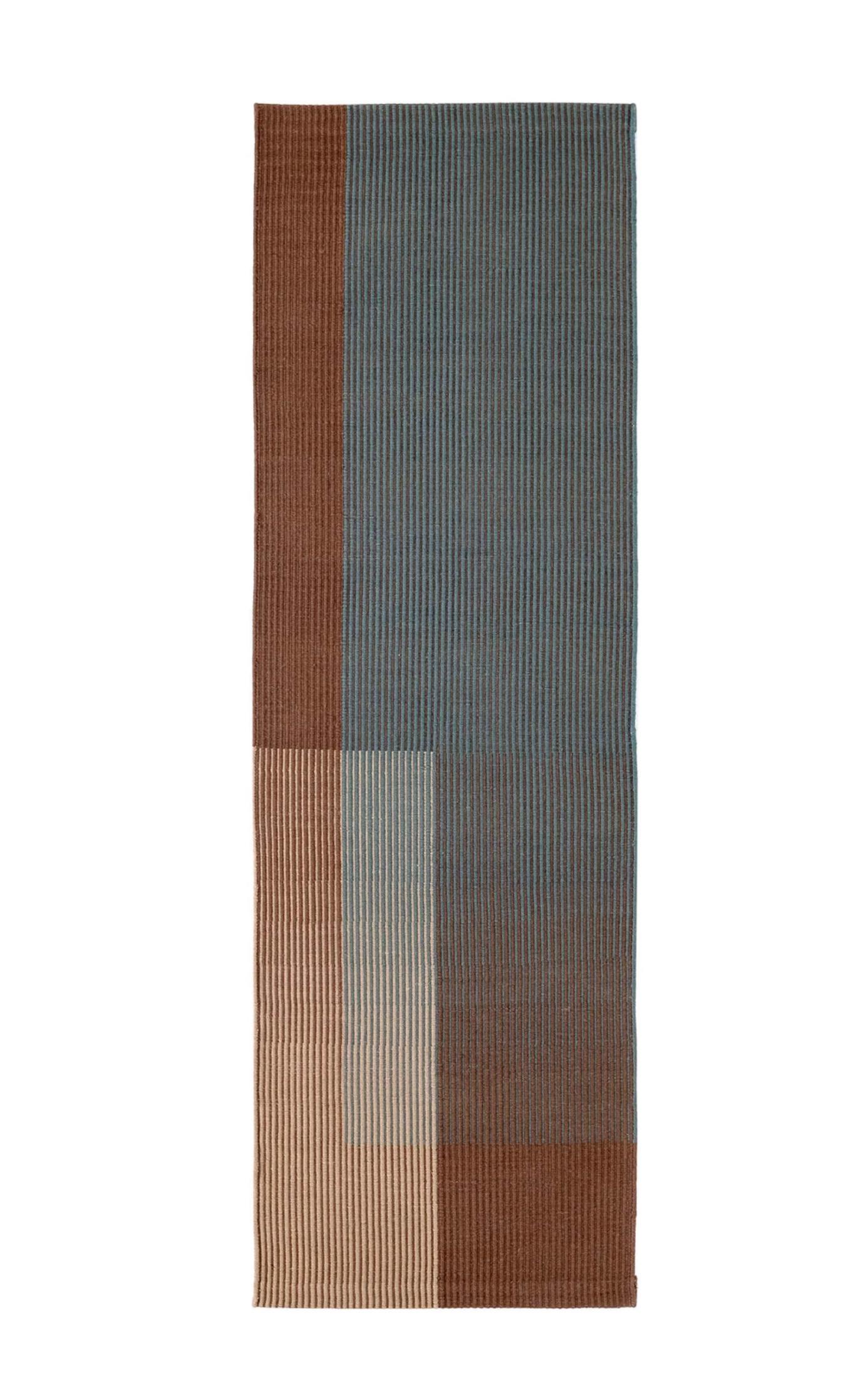 Begüm Cana Özgür 'Haze 5' Runner Rug 80x240cm for Nanimarquina. New, current production.

Haze emerges from the reflection on the meaning of contrast and harmony that arises in the colors of nature at the moment when the haze appears. A unique