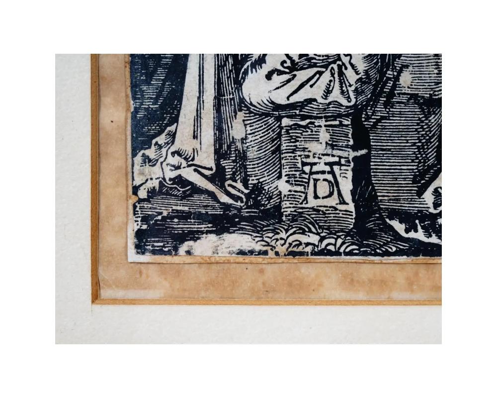 Beheading of St John Woodcut After Albrecht Durer In Good Condition For Sale In New York, NY