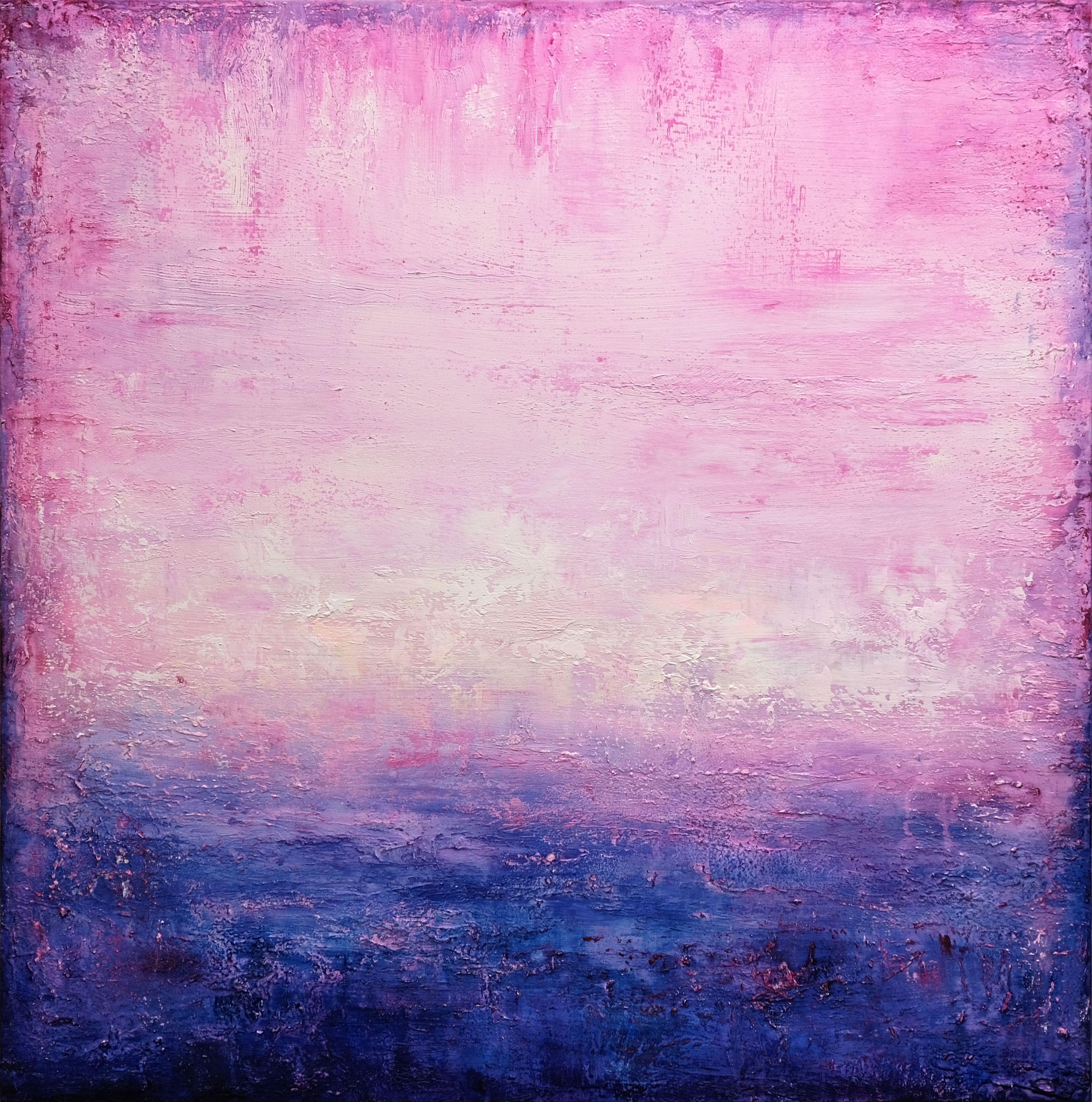 Behshad Arjomandi Abstract Painting - Abstract Sunset III, Painting, Acrylic on Canvas