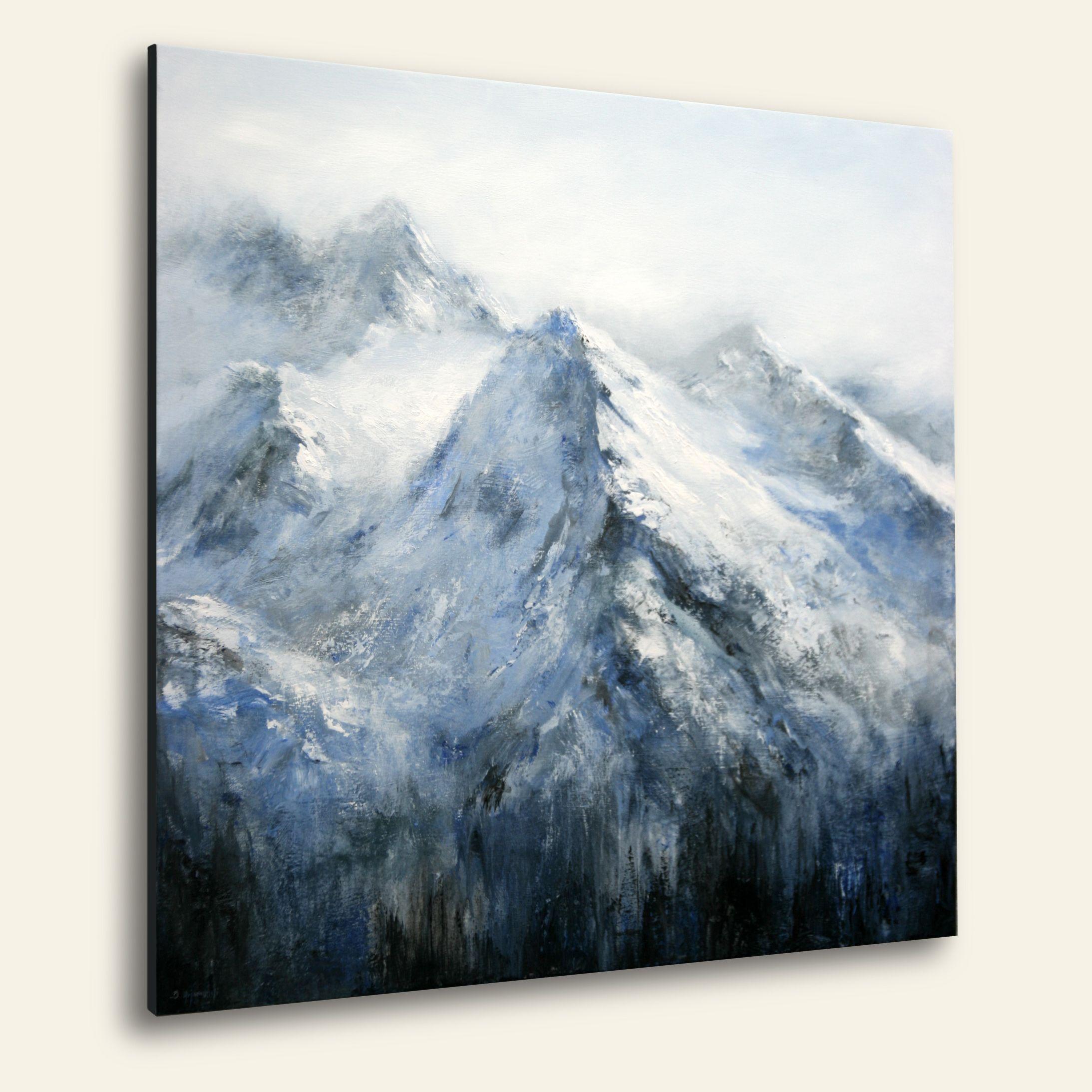 Alpine Landscape IV, Painting, Acrylic on Canvas 1