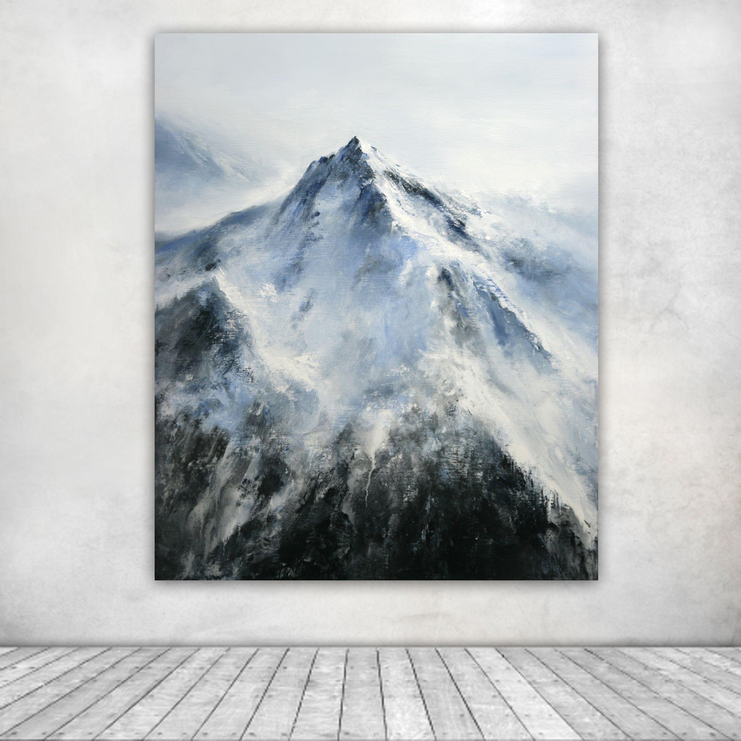 mountain paintings acrylic