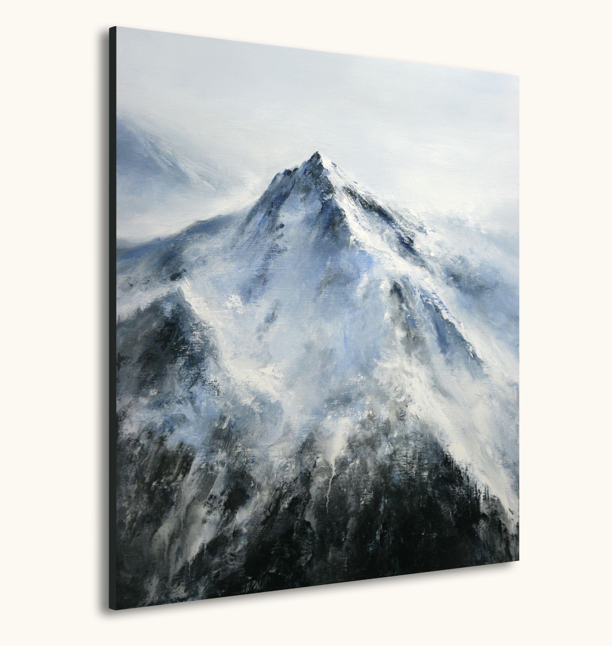 Alpine Mountain, Painting, Acrylic on Canvas 1