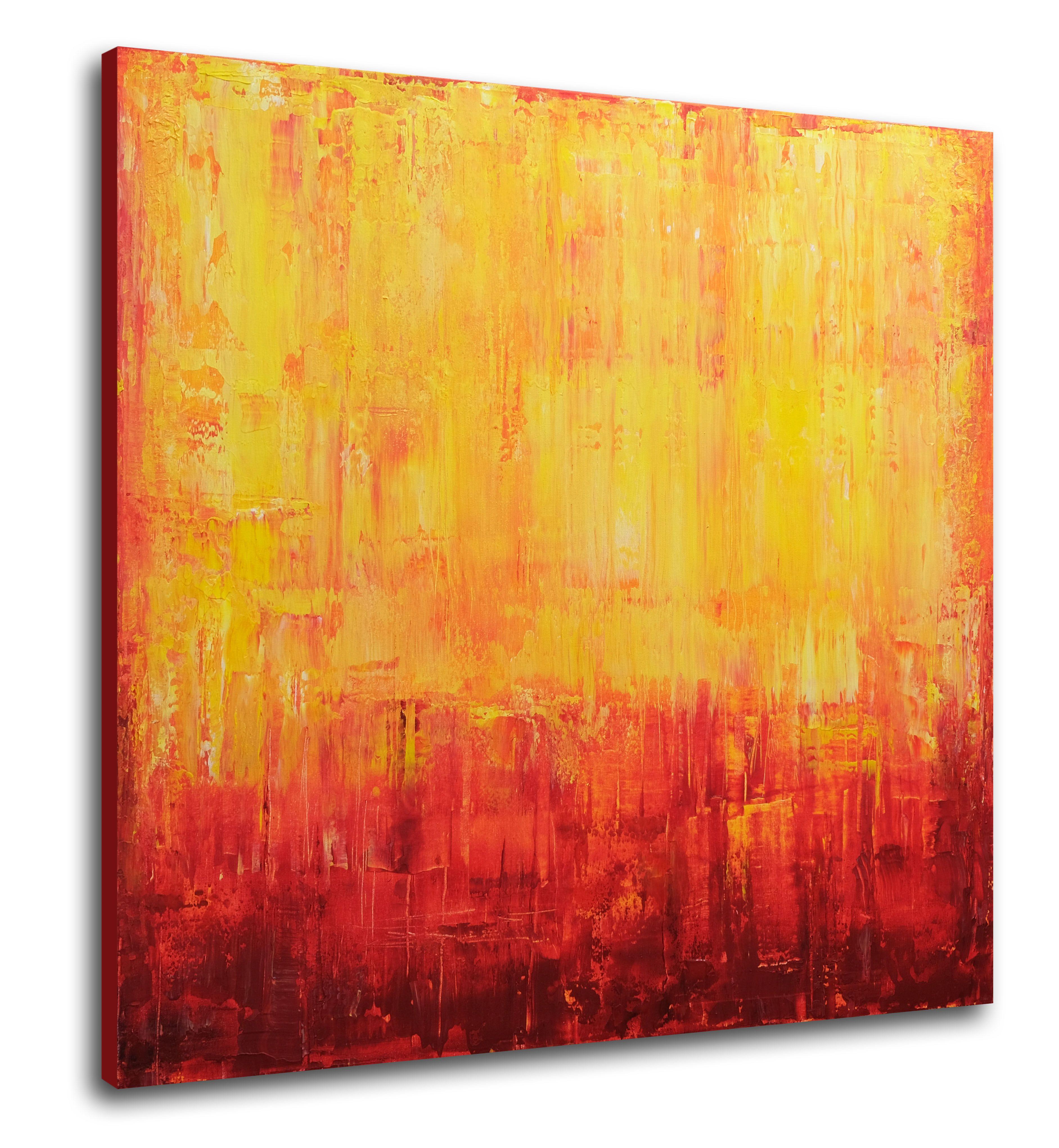 Autumn Sunset, Painting, Acrylic on Canvas For Sale 3