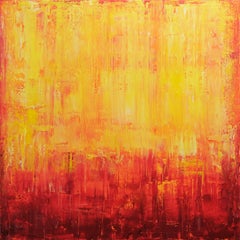 Autumn Sunset, Painting, Acrylic on Canvas