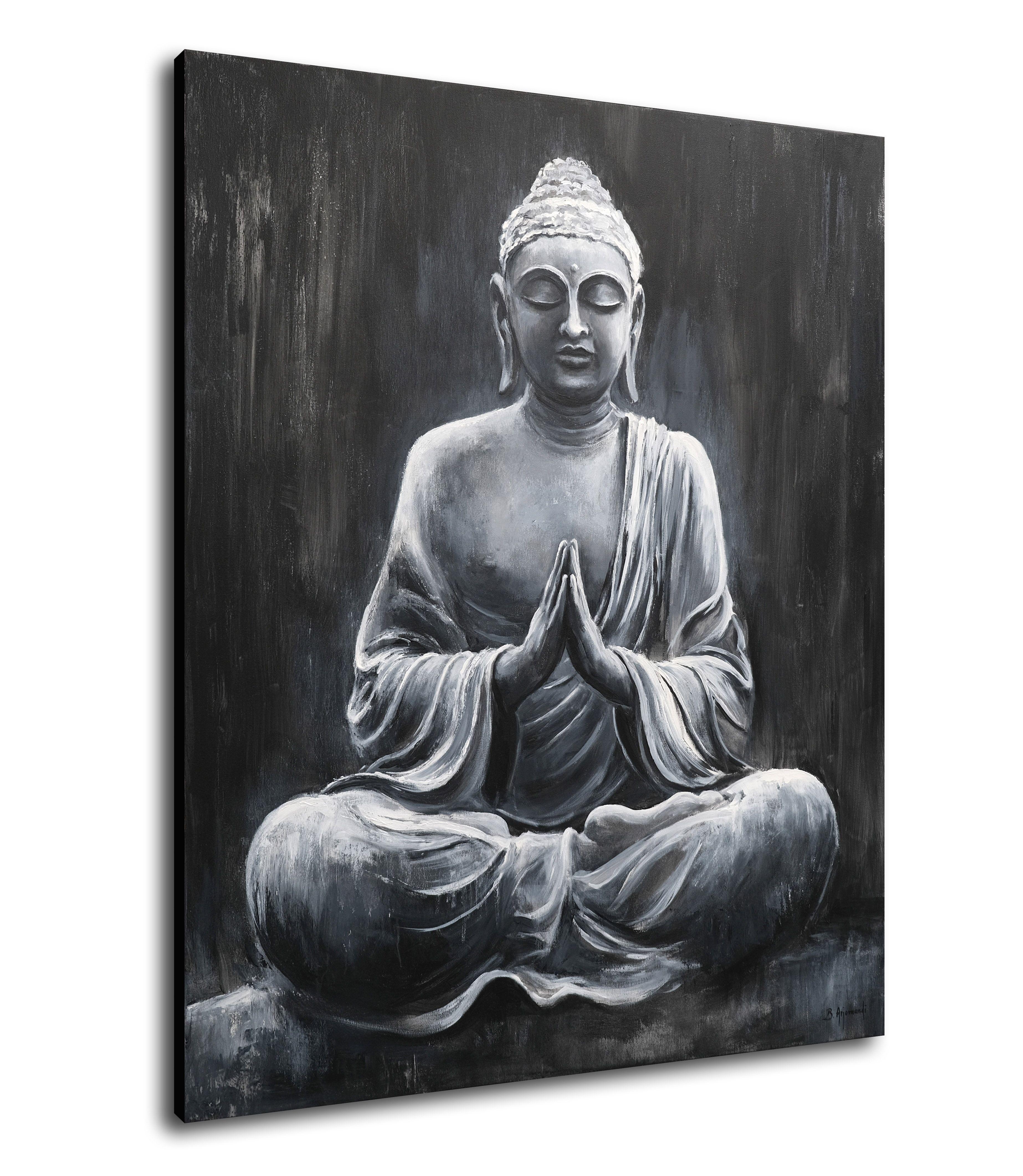 Meditación de Buda, Pintura, Acrílico sobre lienzo en venta 1