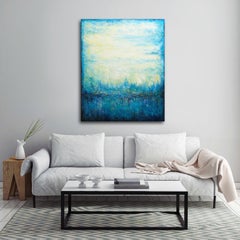 Paesaggio d'ispirazione, Pittura, Acrilico su tela