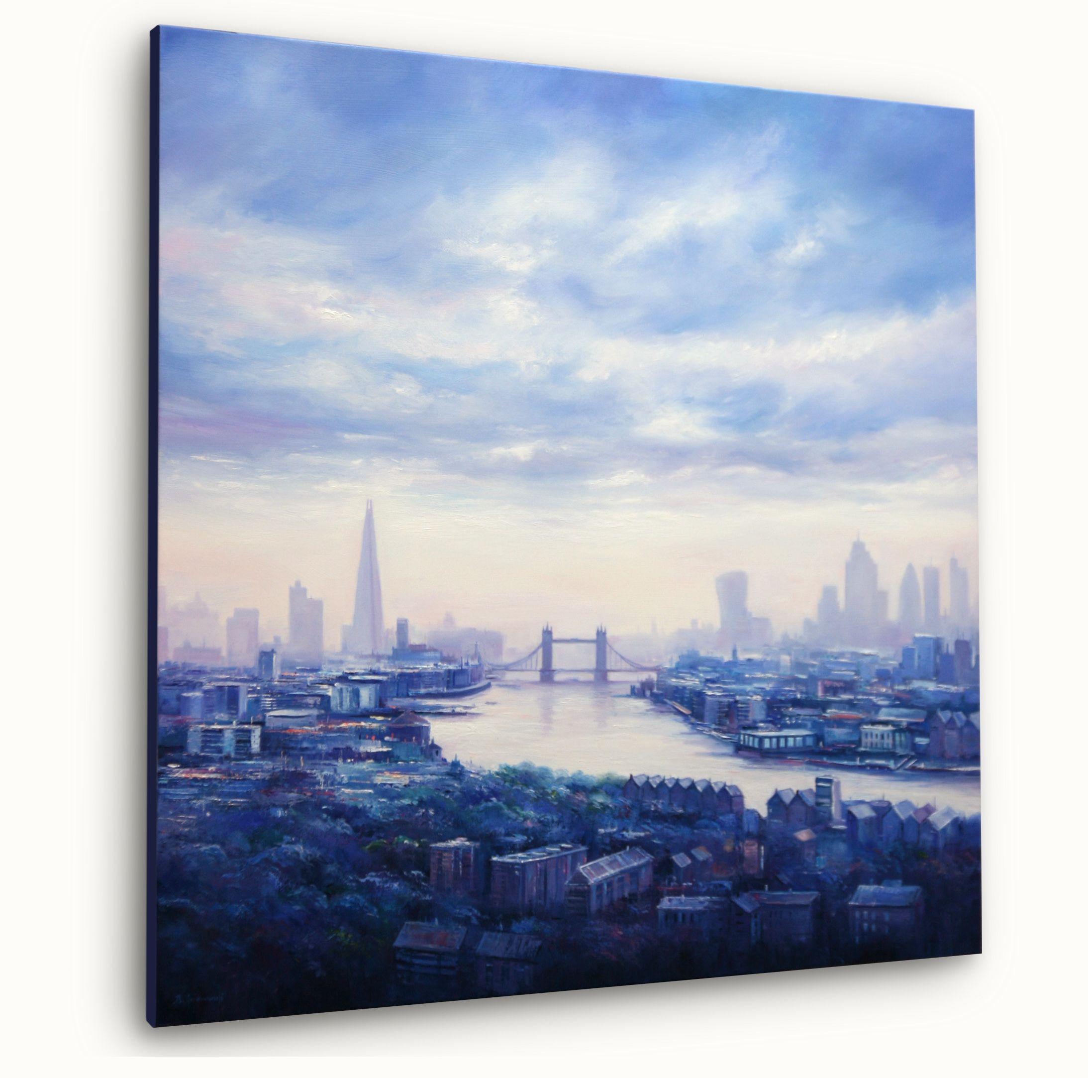 London City, Painting, Oil on Canvas 3