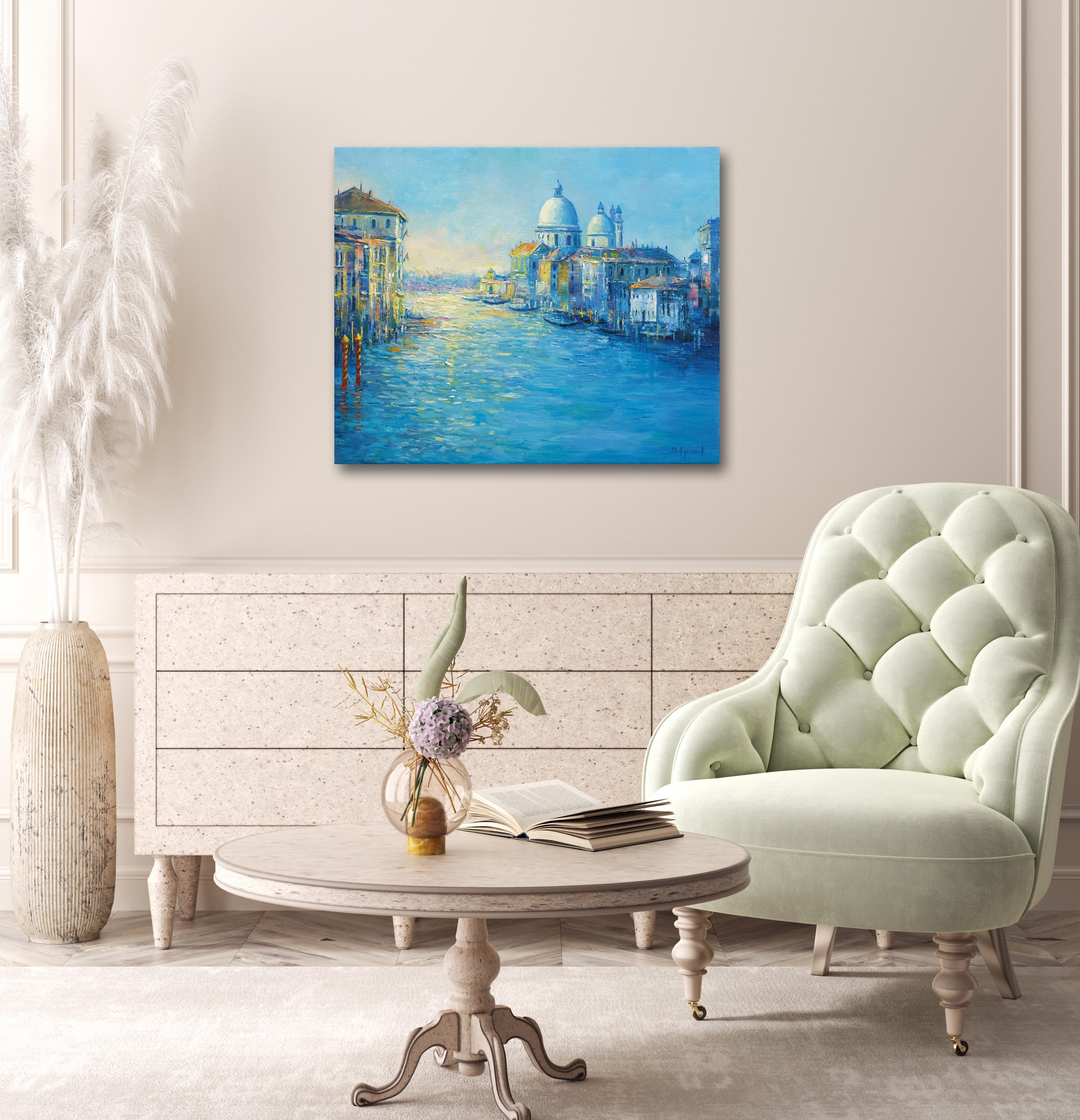 Magical Venice, Painting, Oil on Canvas For Sale 1