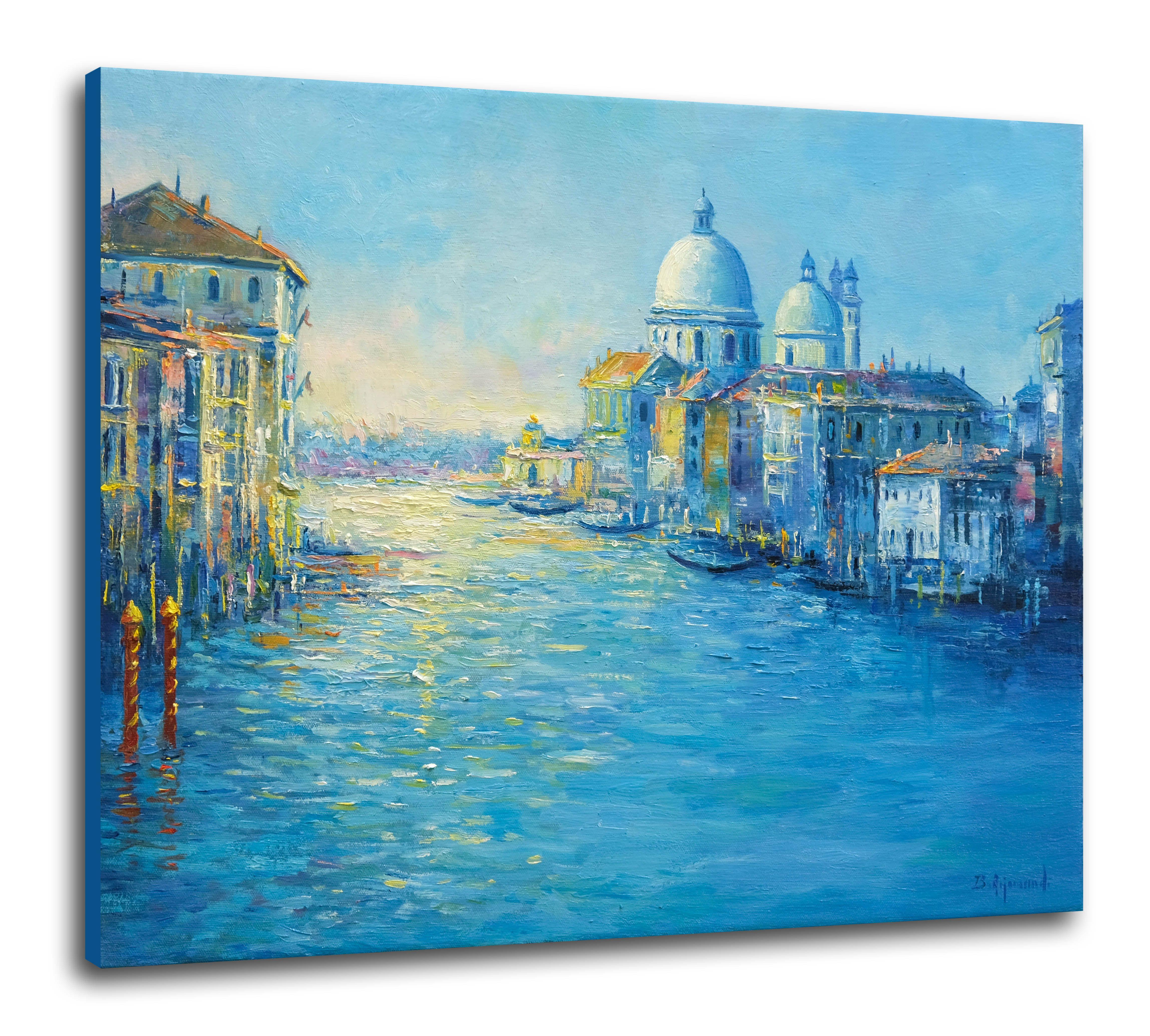 Magical Venice, Painting, Oil on Canvas For Sale 4