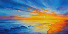 Radiant Sunrise, Painting, Oil on Canvas