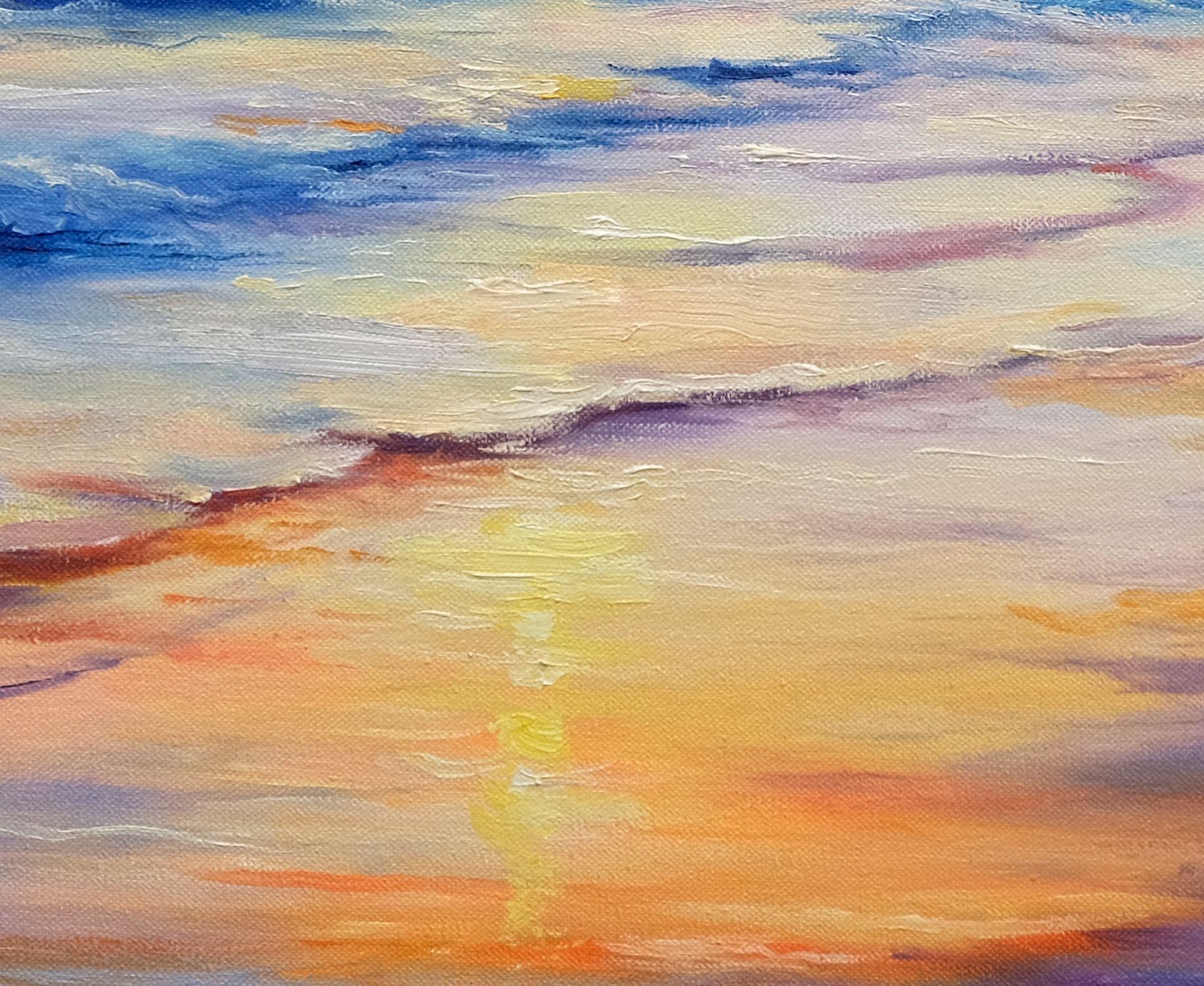 Passeggiata romantica, Pittura, Olio su tela in vendita 1