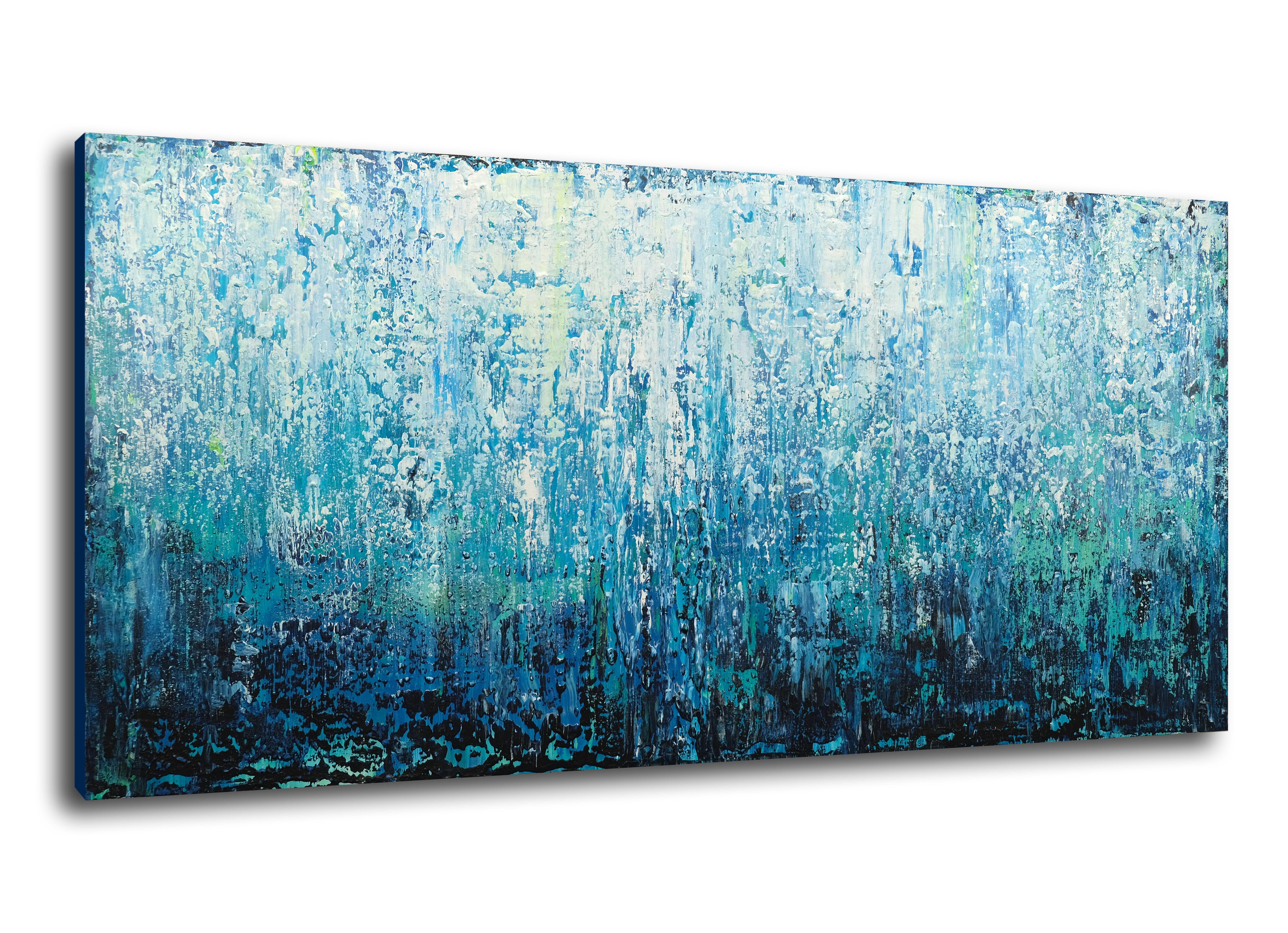 Spring Rain, Painting, Acrylic on Canvas For Sale 3