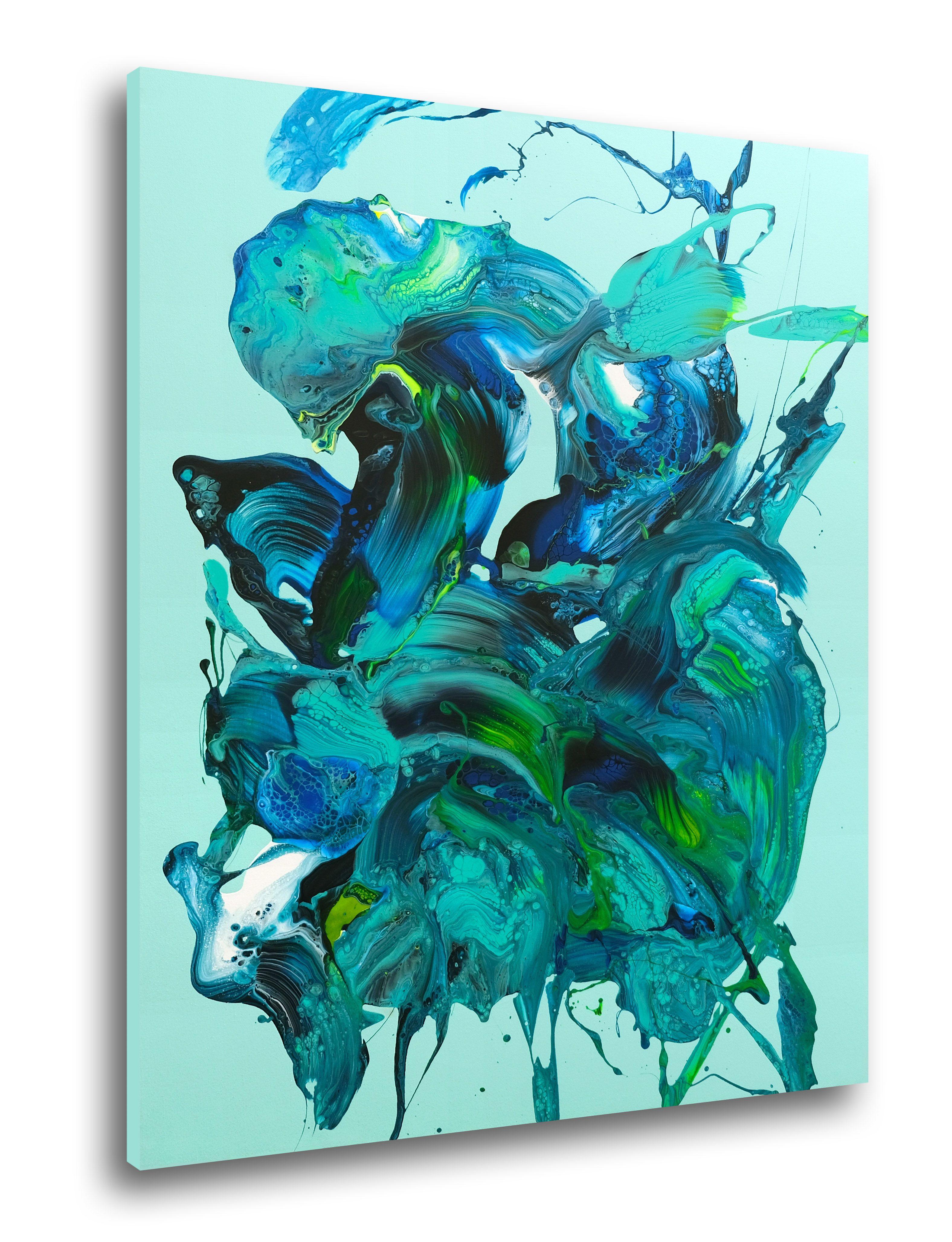Sommerträume, Gemälde, Acryl auf Leinwand im Angebot 2