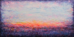 Sonnenuntergang-Traum, Gemälde, Öl auf Leinwand