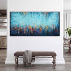 Sunset Dreamscape, Painting, Acrylic on Canvas