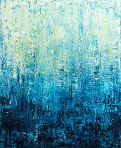 Turquoise Dream, Painting, Acrylic on Canvas