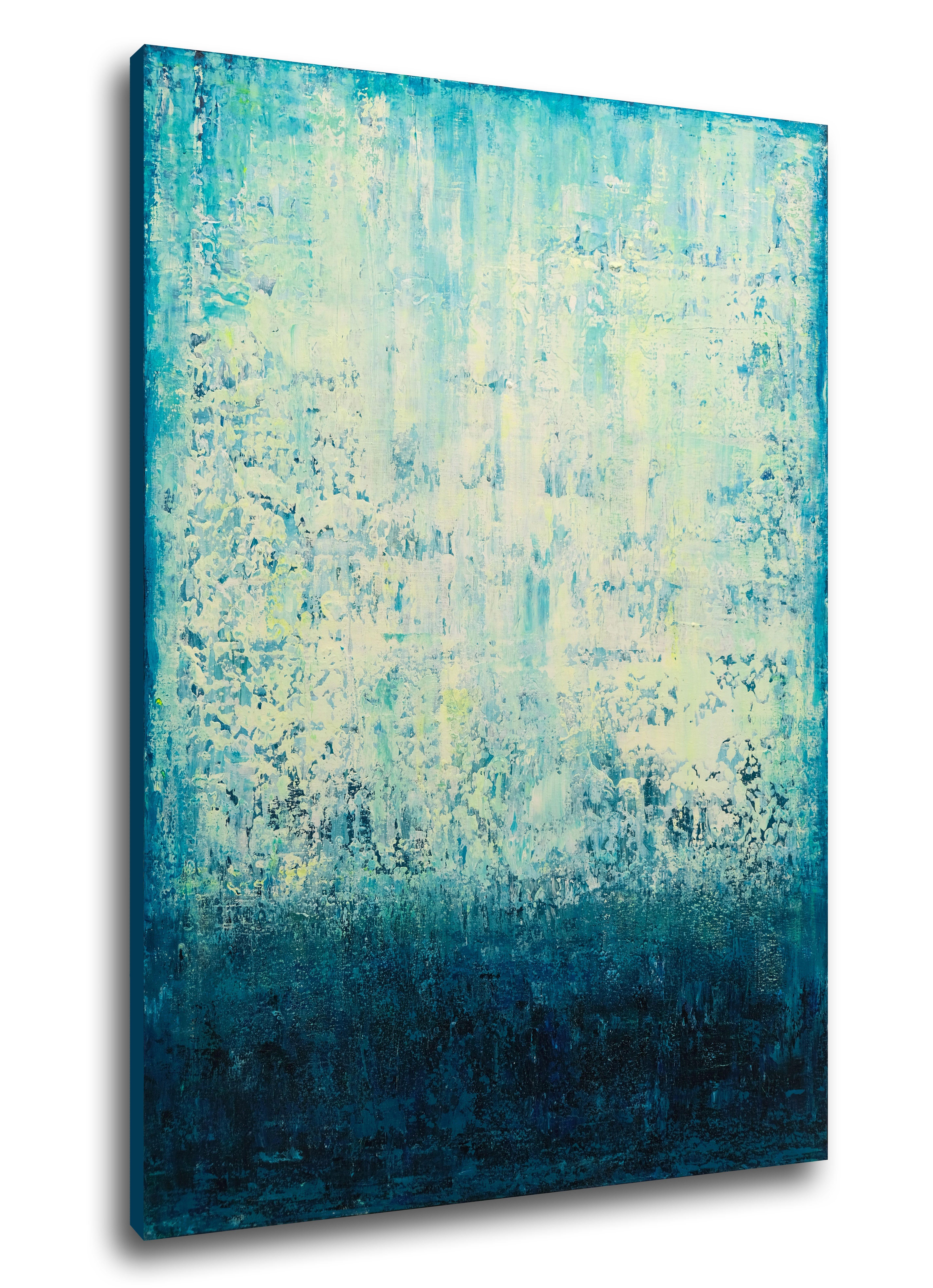 Turquesa, Pintura, Acrílico sobre lienzo en venta 2