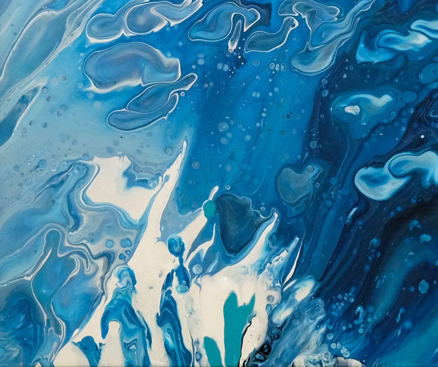 Underwater Fantasy, Painting, Acrylic on Canvas 4