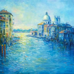 Venice Sunrise, Painting, Oil on Canvas