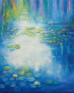 Water Lilies, Painting, Oil on Canvas