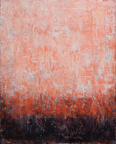 Winter Sunset II, Painting, Acrylic on Canvas