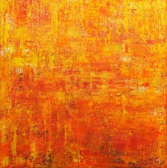 Quadro astratto giallo V, Pittura, Acrilico su tela COMMISSIONE 50% di anticipo