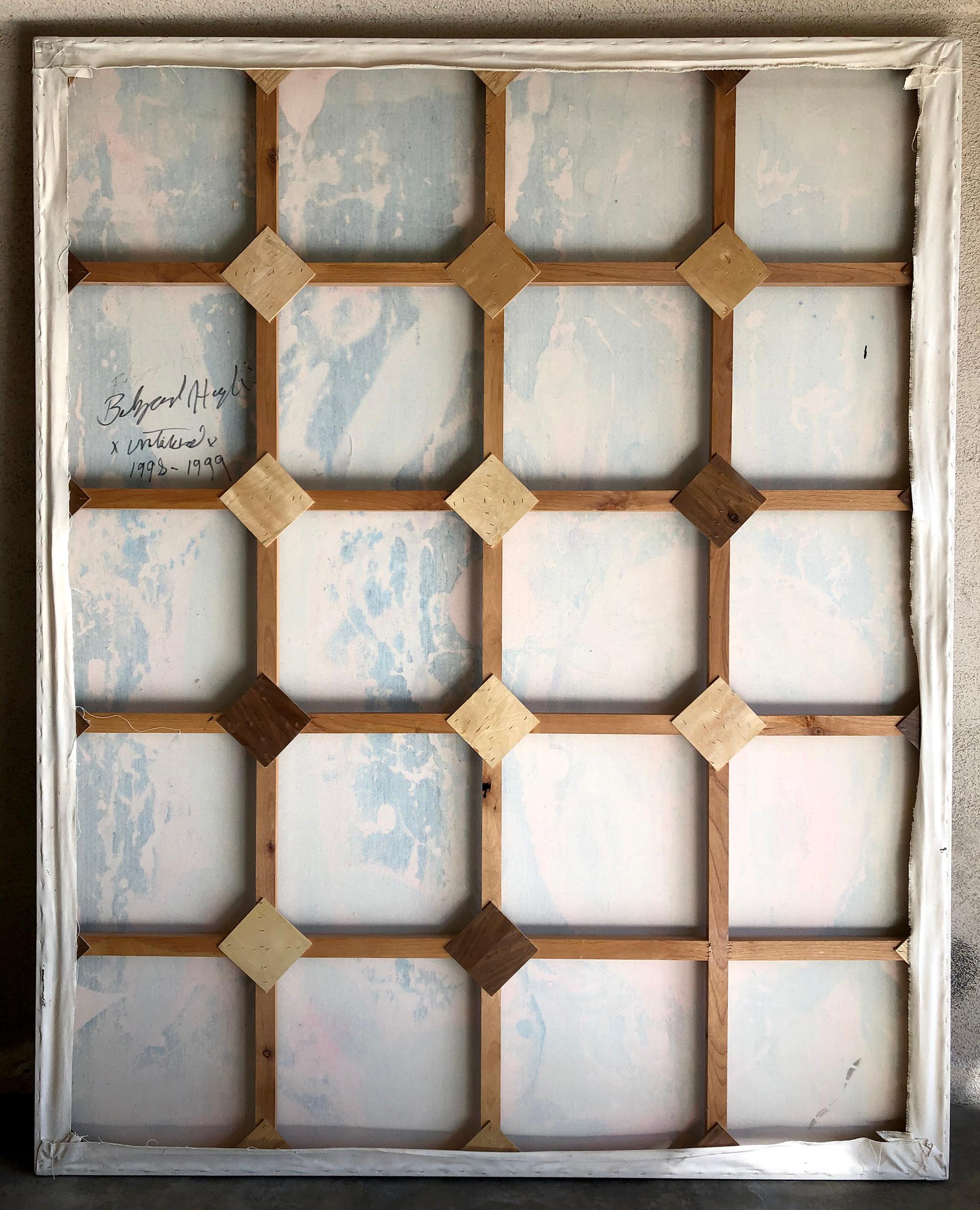 Behzad Haghiri Mixed-Media on Canvas Abstract Modern Painting In Good Condition In Palm Springs, CA