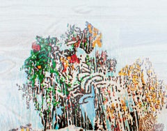 Winter painting by Behzad Shishegaran