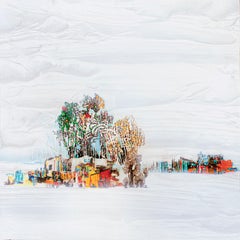 Winter painting by Behzad Shishegaran