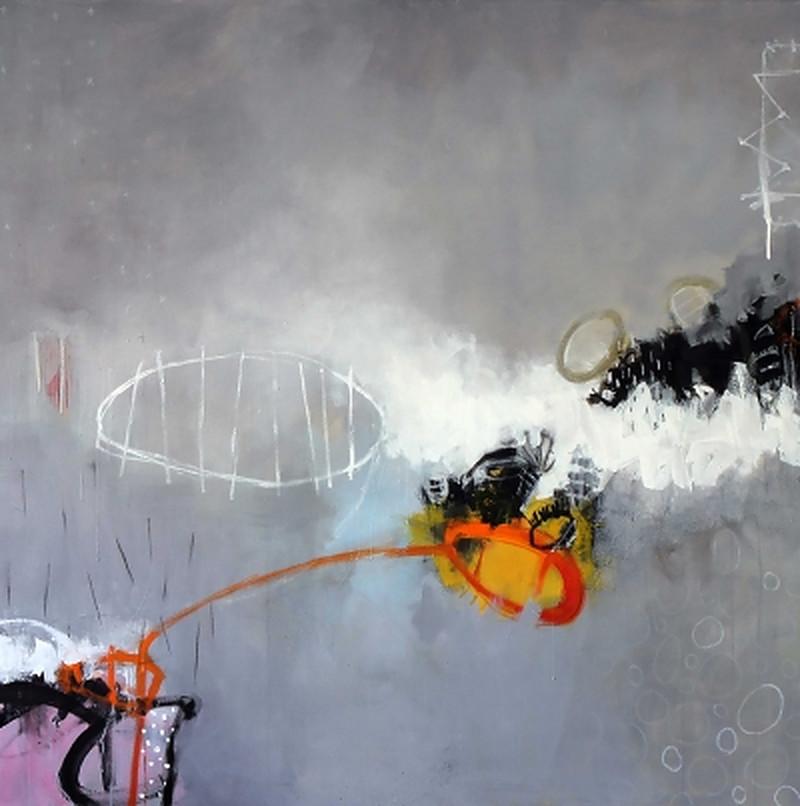 Figurative Painting di Behzad Tabar - Raggiungere