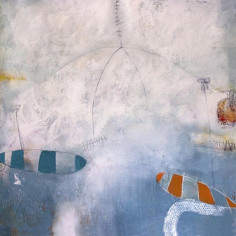 Figurative Painting di Behzad Tabar - Sospeso