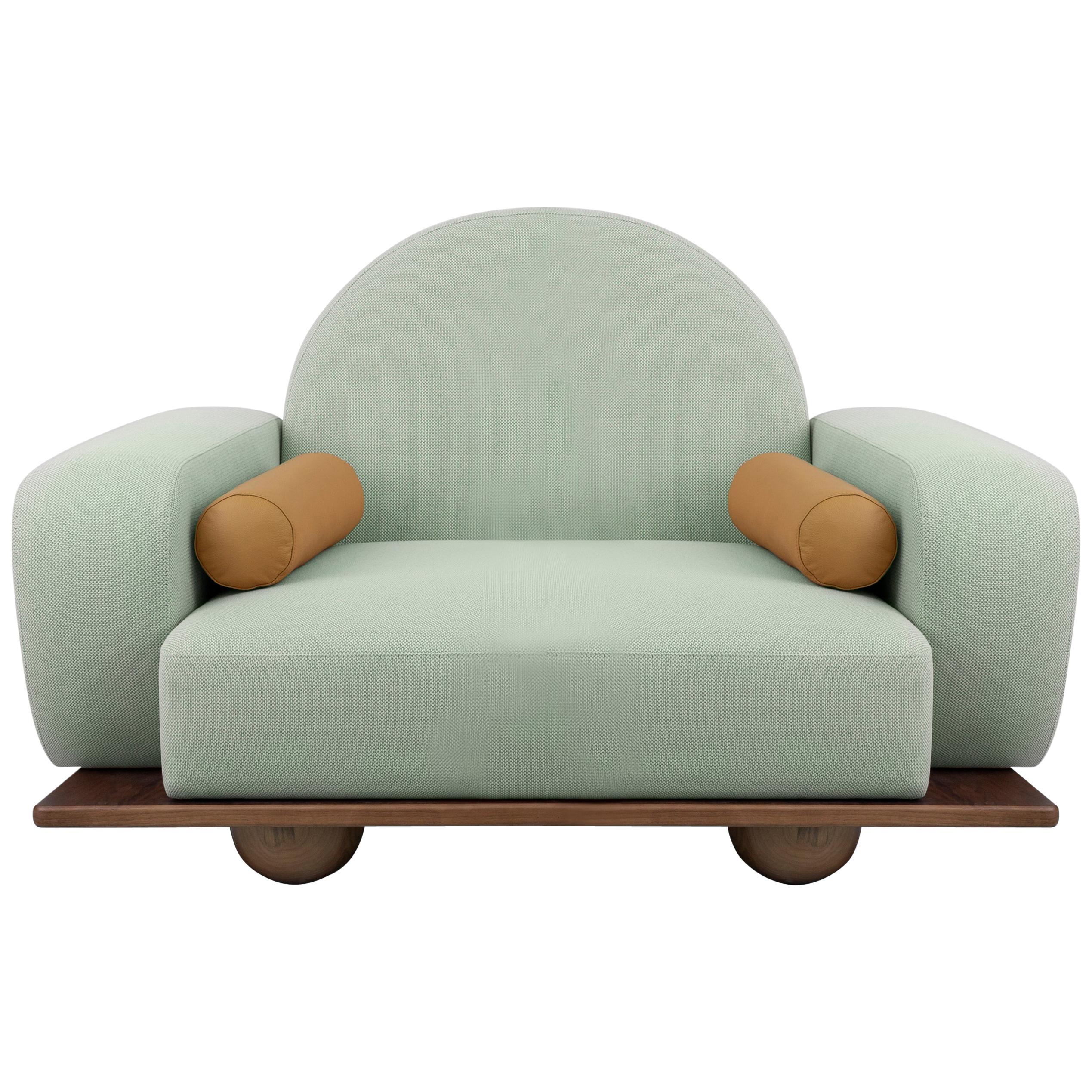 Beice Armchair Mint Green For Sale