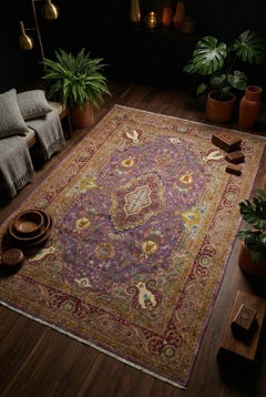 Beige Afghan Moroccan Wool Hand Knotted Runner 3 ft x 9 ft , Sand Lattice Calm