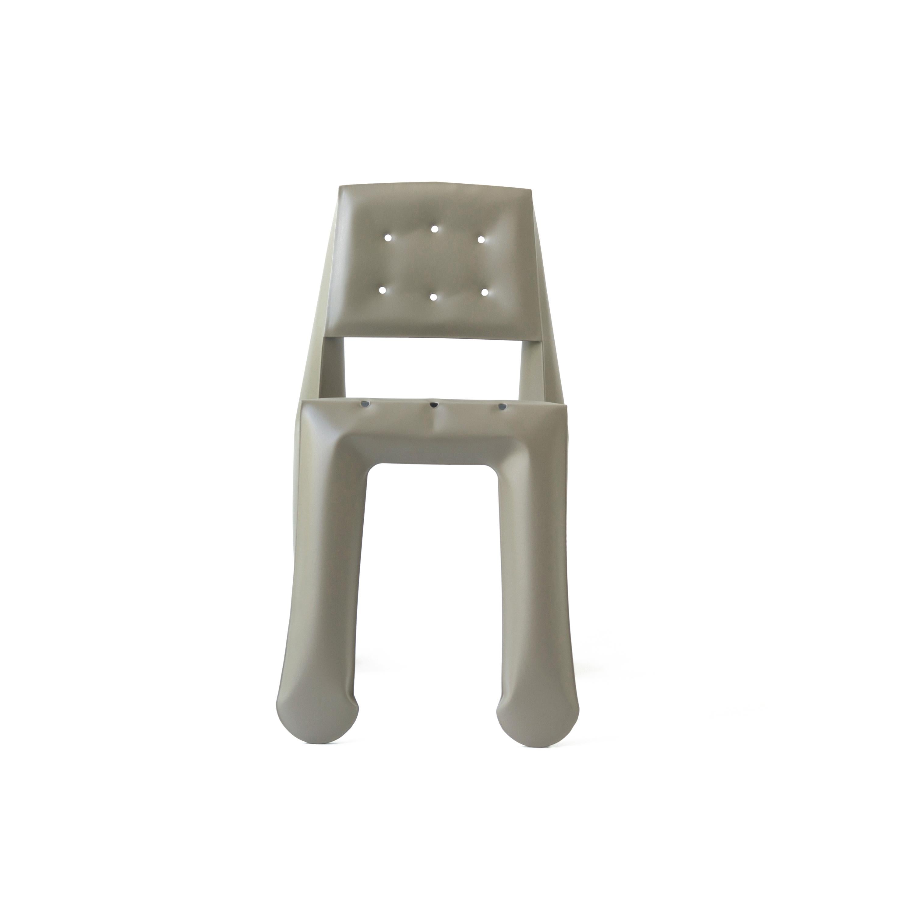 Organic Modern Beige Aluminum Chippensteel 0.5 Sculptural Chair by Zieta For Sale