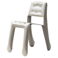 Beige Aluminum Chippensteel 5.0 Sculptural Chair by Zieta