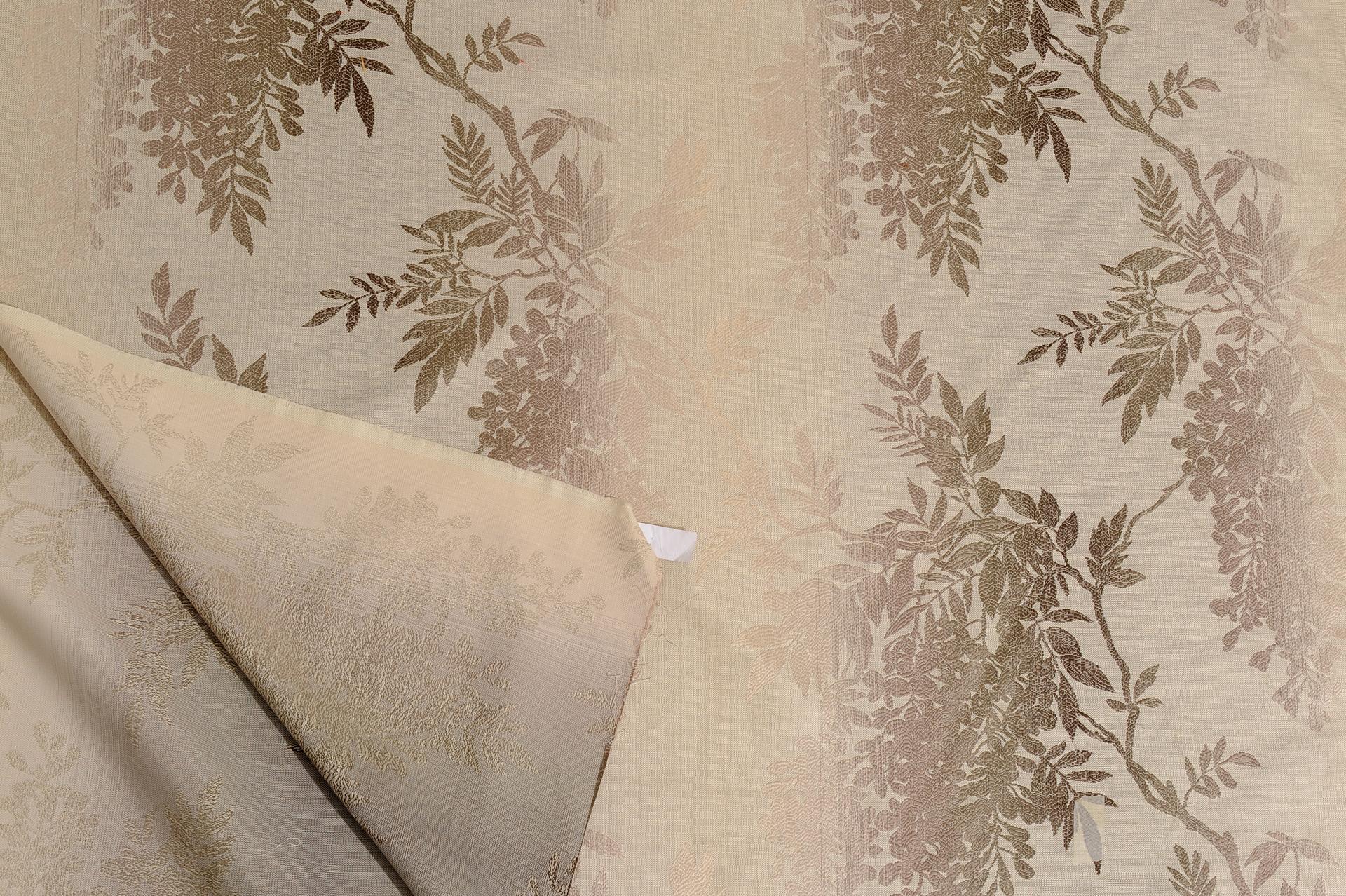 Italian Beige and Brown Textile Fabric Remnant by Luciano Marcato: Make an OFFER For Sale