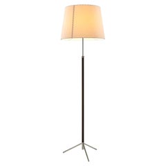 Beige and Chrome Pie de Salón G1 Floor Lamp by Jaume Sans