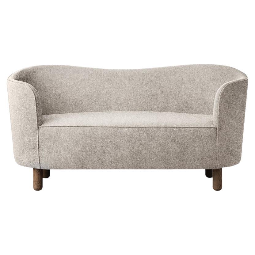 Beige and Smoked Oak Sahco Nara Mingle Sofa by Lassen