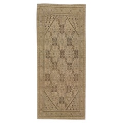 Karabaugh - Antique beige  Galerie Tapis de laine à motifs floraux