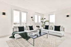 Beige Apadana's Nantucket Collection Flatweave Kilim Coastal Designed Wool Rug