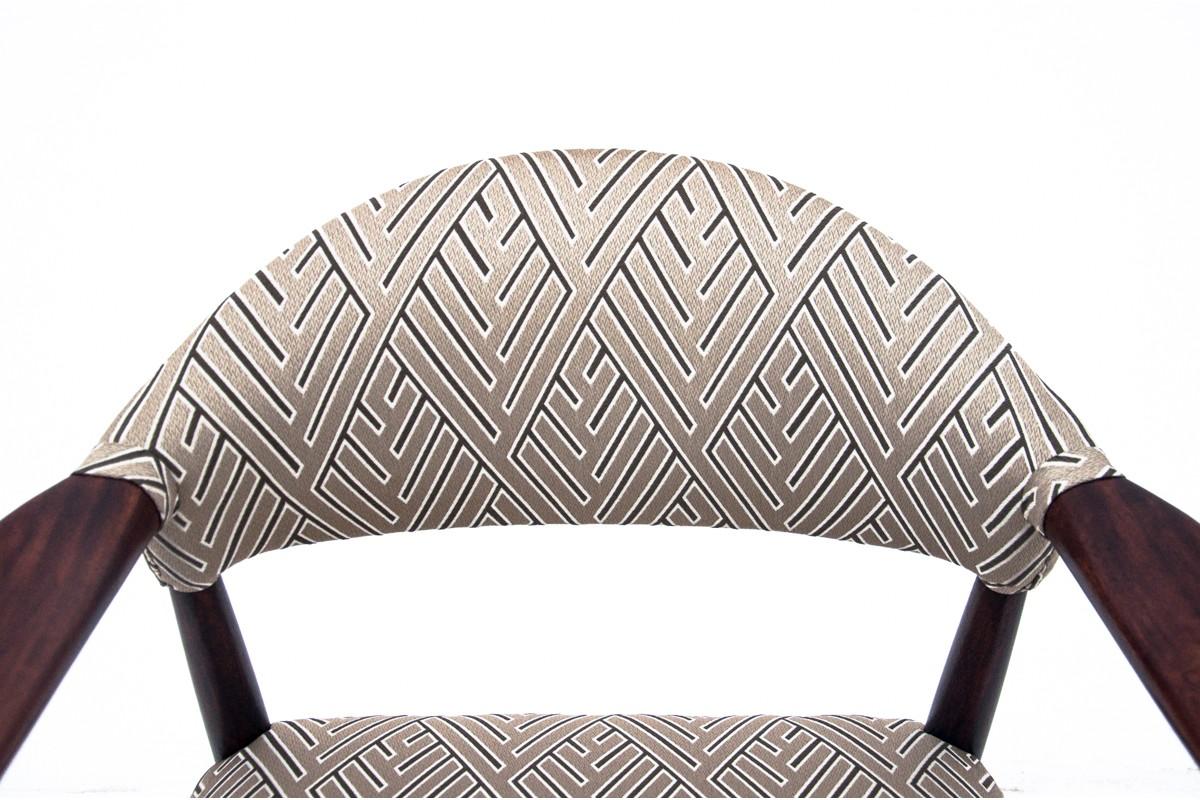 Beige Armchair, Danish Design, 1960s In Good Condition For Sale In Chorzów, PL