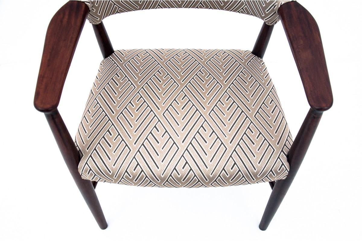 Beigefarbener Sessel, dänisches Design, 1960er Jahre im Zustand „Gut“ im Angebot in Chorzów, PL