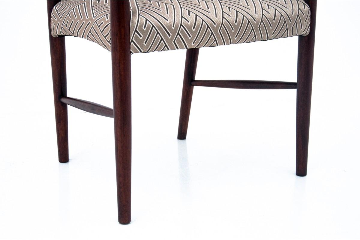 Beigefarbener Sessel, dänisches Design, 1960er Jahre (Mitte des 20. Jahrhunderts) im Angebot