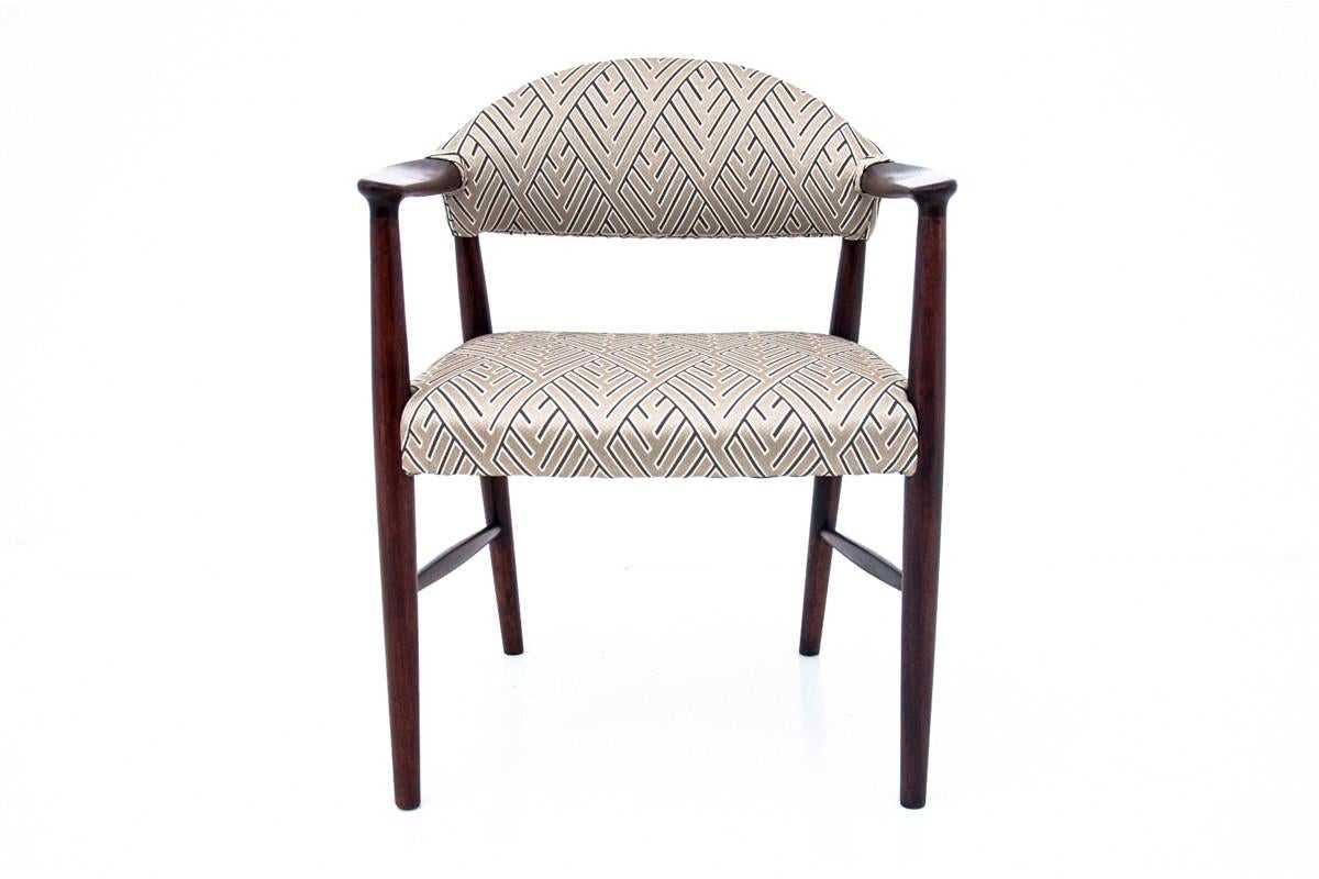 Beigefarbener Sessel, dänisches Design, 1960er Jahre im Angebot 1