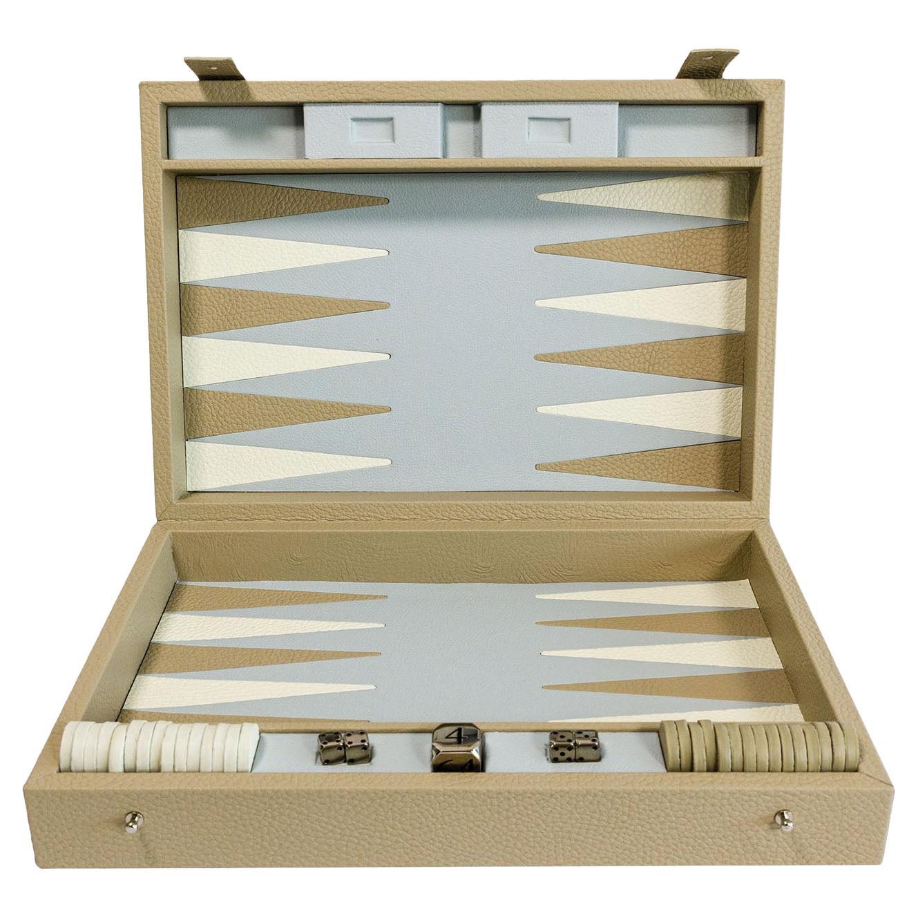 Beige Backgammon Box Game For Sale