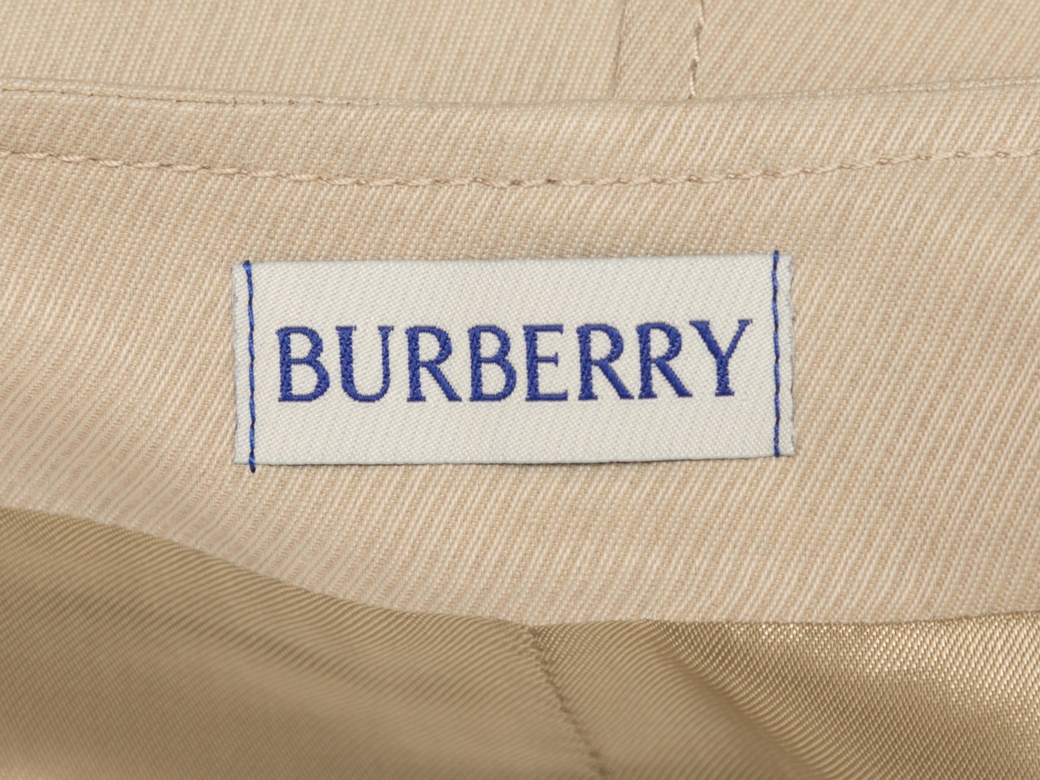 Burberry jupe à ceinture beige taille US 8 Pour femmes en vente