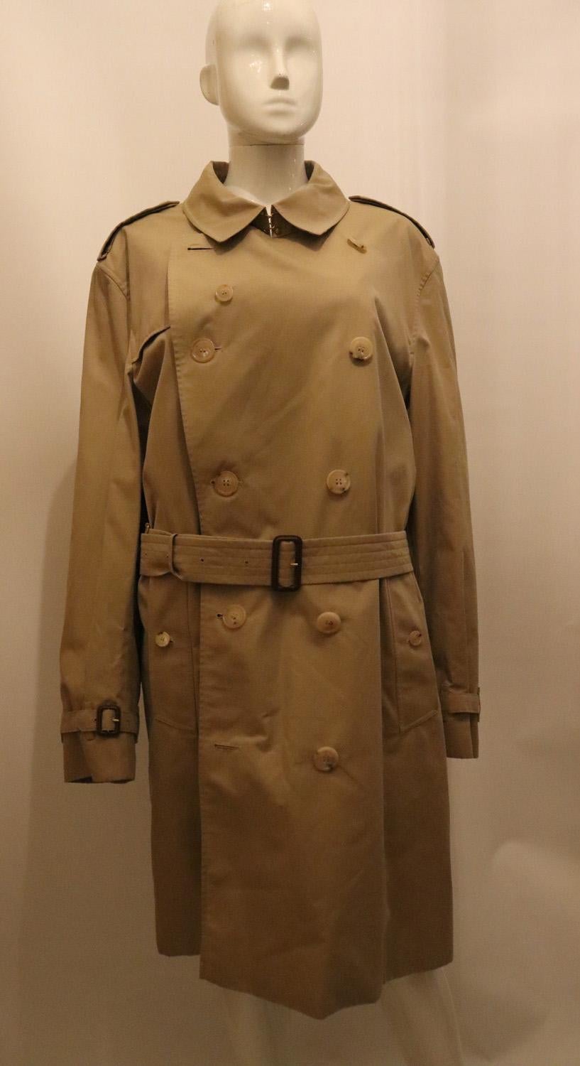 Beige Burberry Kensington Coat 3
